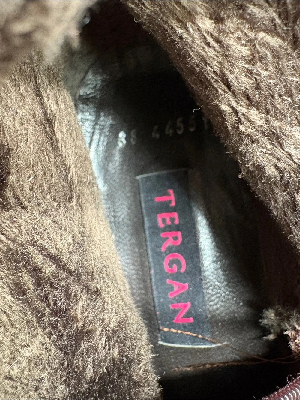 Tergan vintage brown
